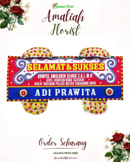 Papan Bunga Ucapan Selamat Cihambali